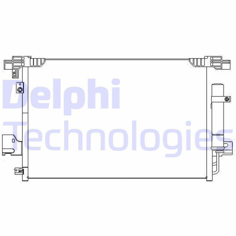 Obrázok Kondenzátor klimatizácie DELPHI  TSP0225648