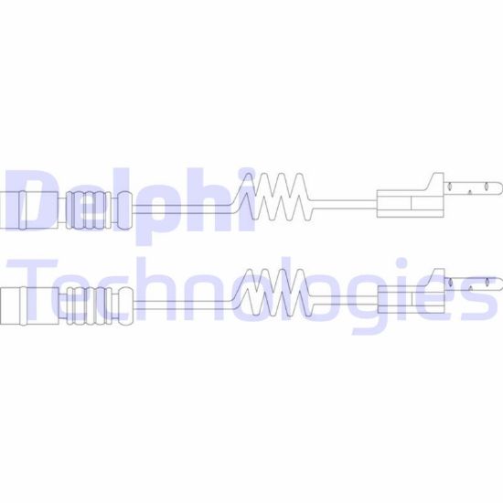 Obrázok Výstrażný kontakt opotrebenia brzdového oblożenia DELPHI  LZ0144