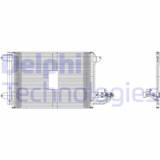 Obrázok Kondenzátor klimatizácie DELPHI  TSP0225482
