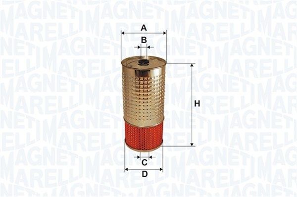 Obrázok Olejový filter MAGNETI MARELLI  153071760682
