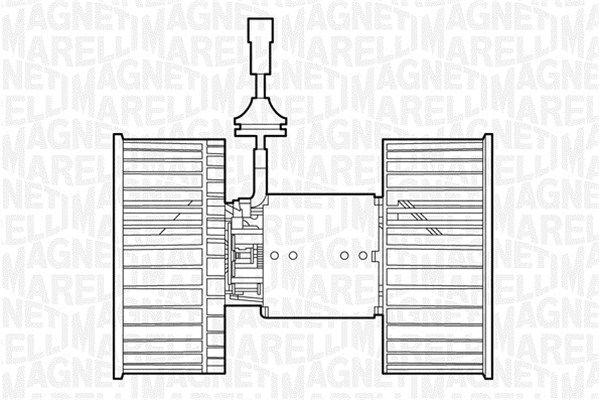 Obrázok Vnútorný ventilátor MAGNETI MARELLI  069412534010