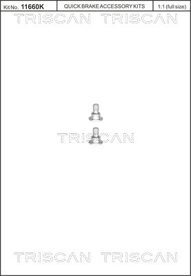 Obrázok Skrutka brzdového kotúča TRISCAN  8105116001