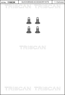 Obrázok Skrutka brzdového kotúča TRISCAN  8105116004