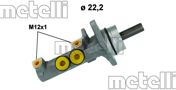Obrázok Hlavný brzdový válec METELLI  051258
