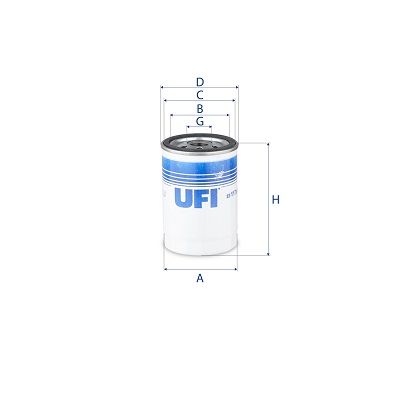 Obrázok Olejový filter UFI  2311700