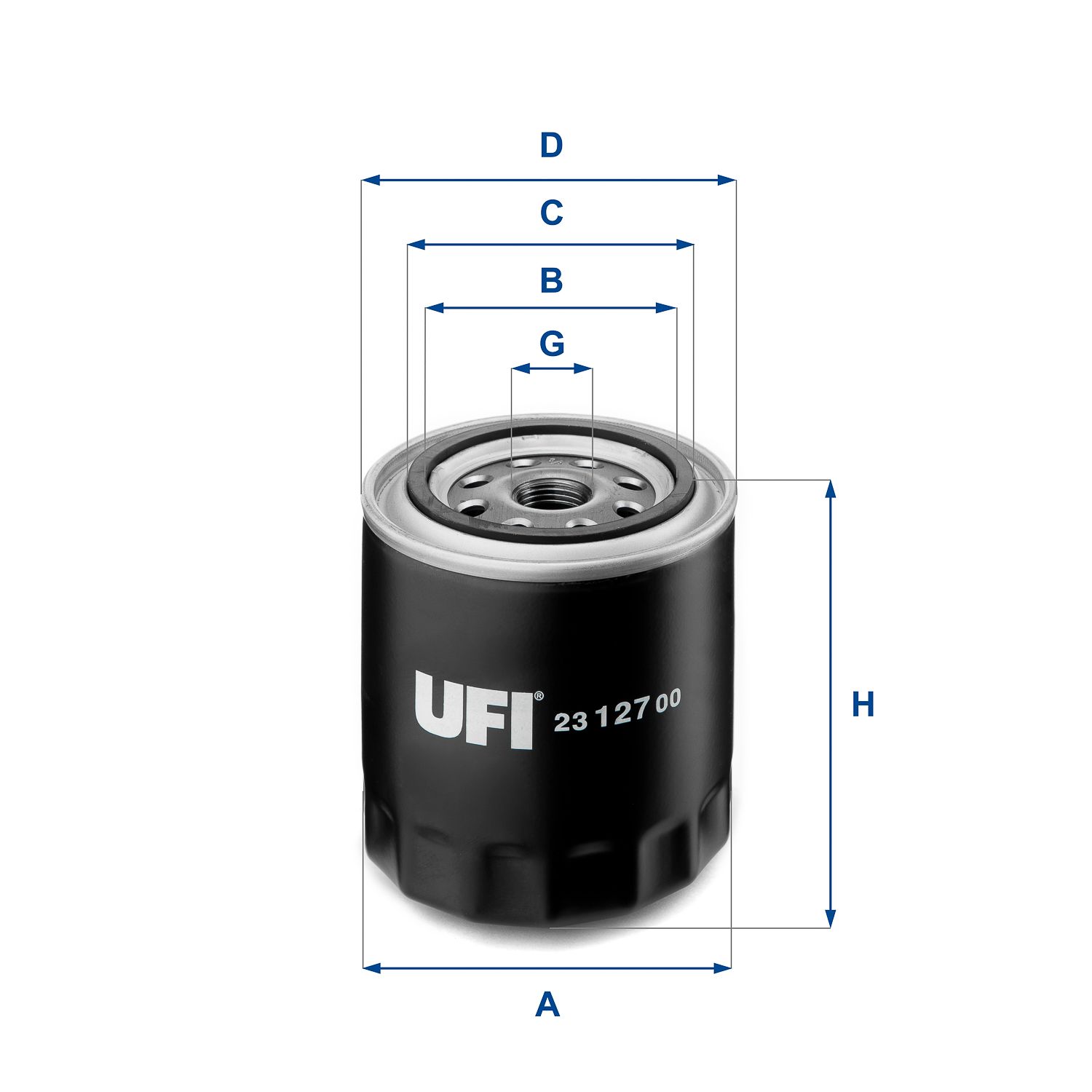 Obrázok Olejový filter UFI  2312700