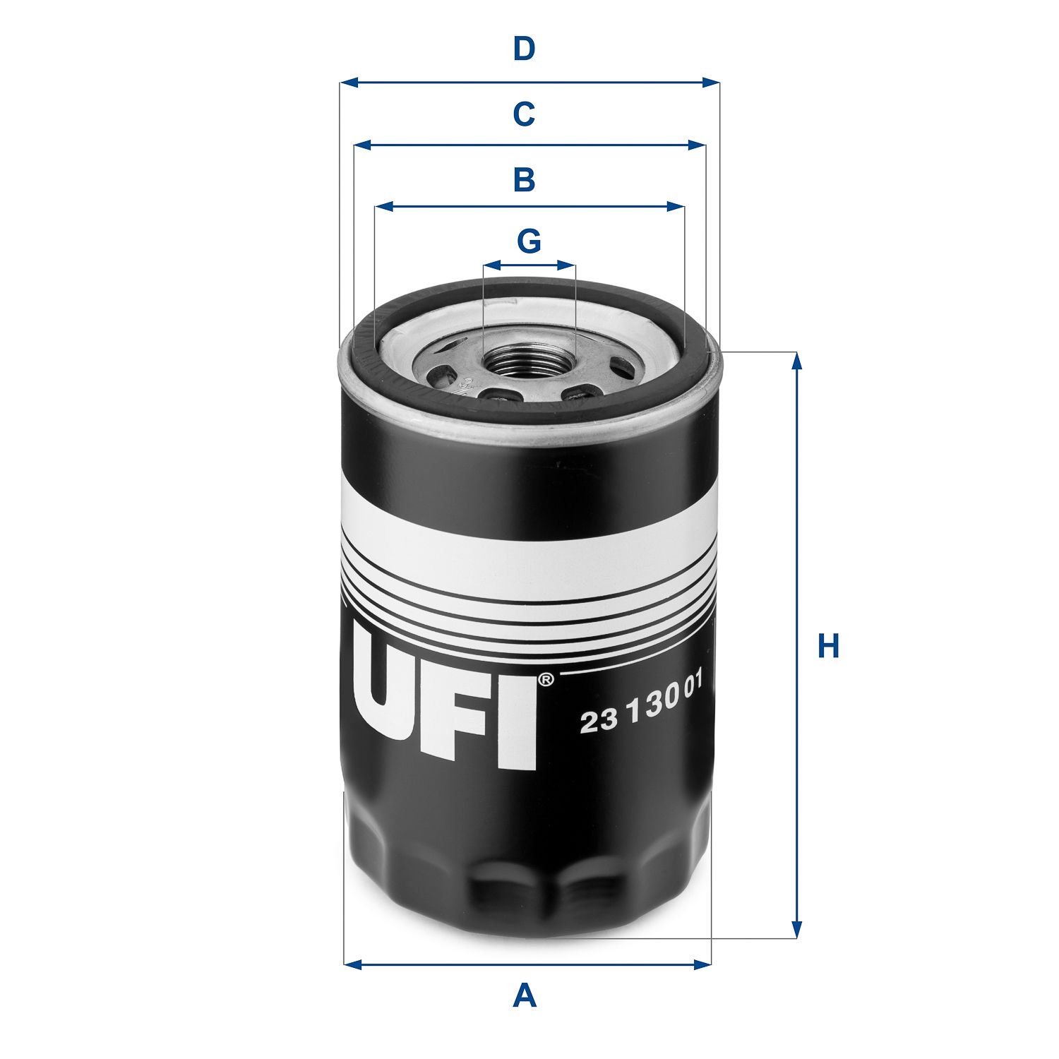 Obrázok Olejový filter UFI  2313001