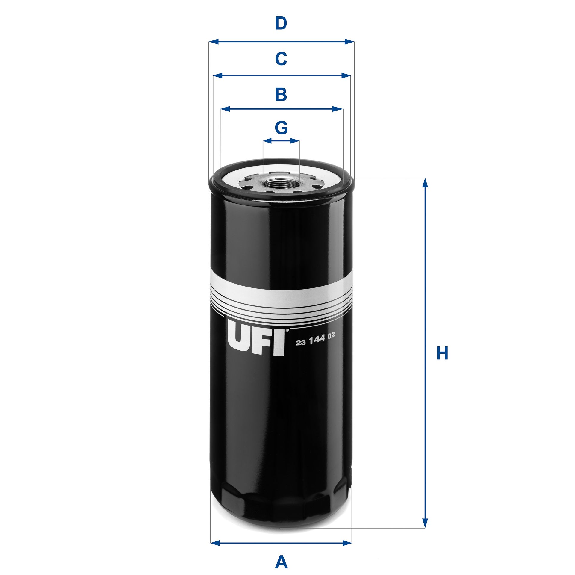 Obrázok Olejový filter UFI  2314402