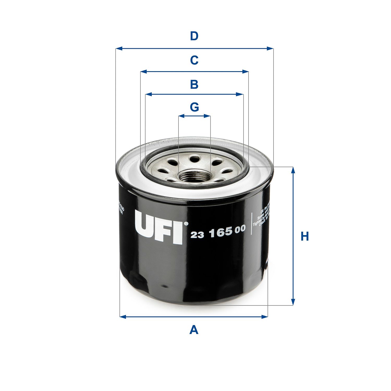 Obrázok Olejový filter UFI  2316500