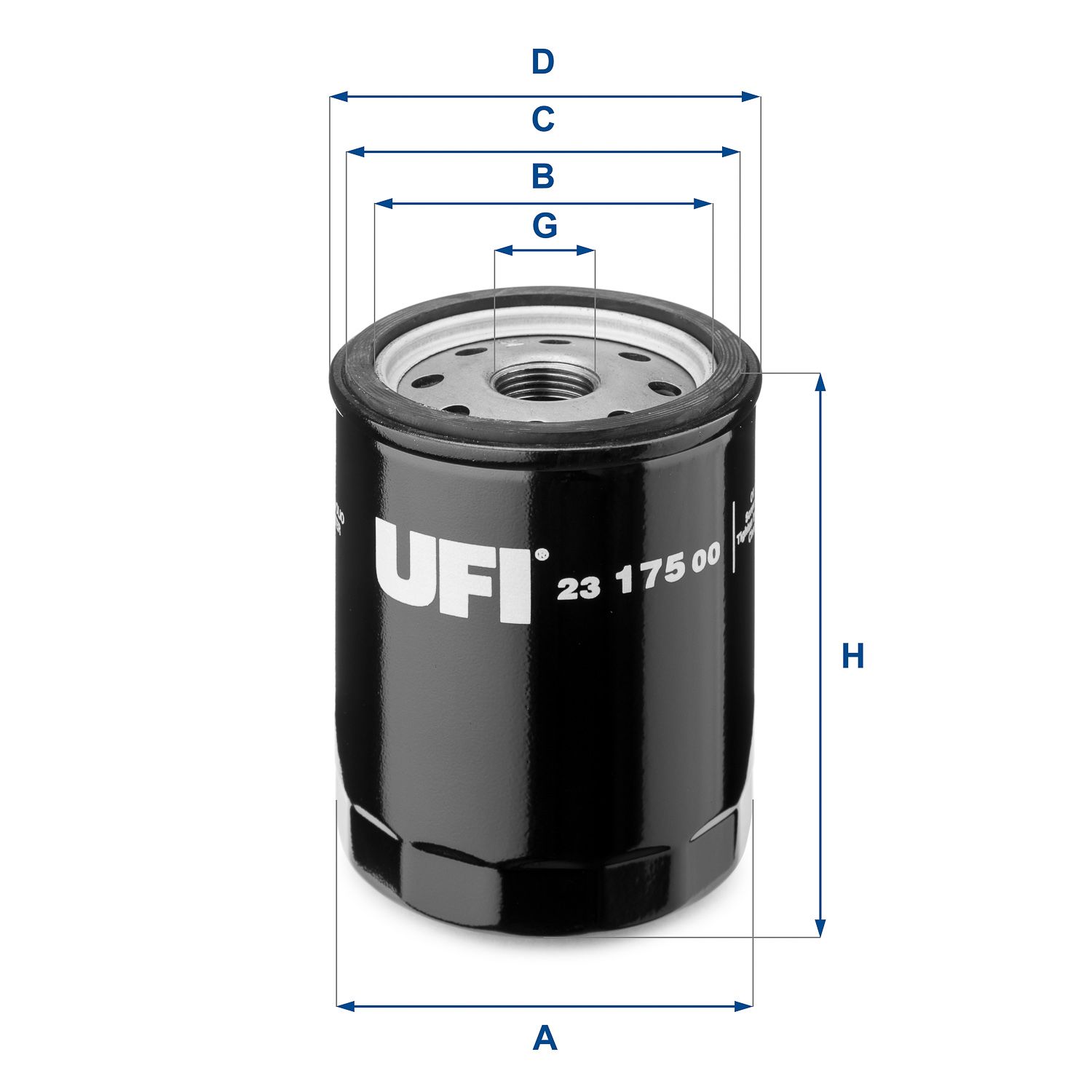 Obrázok Olejový filter UFI  2317500