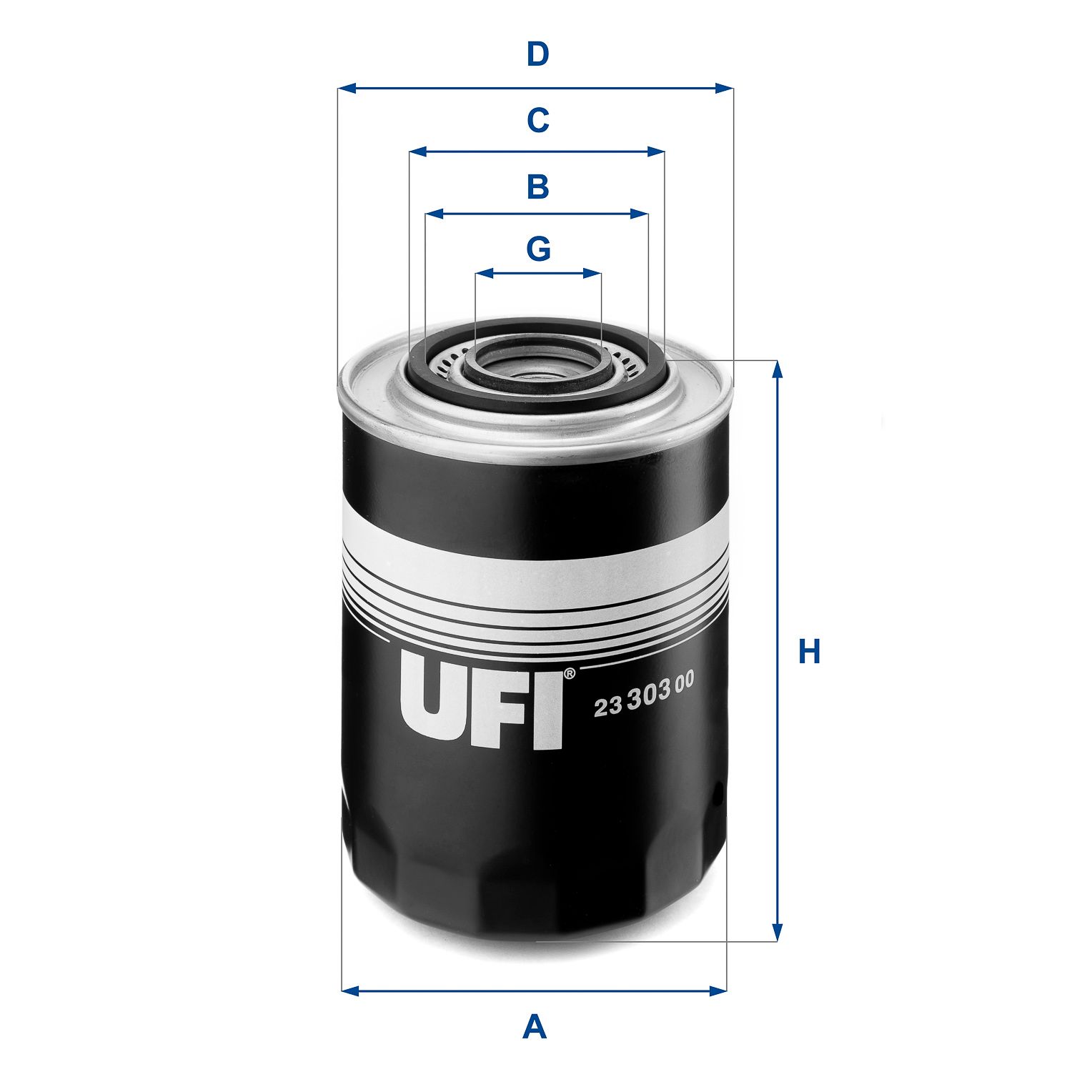 Obrázok Olejový filter UFI  2330300