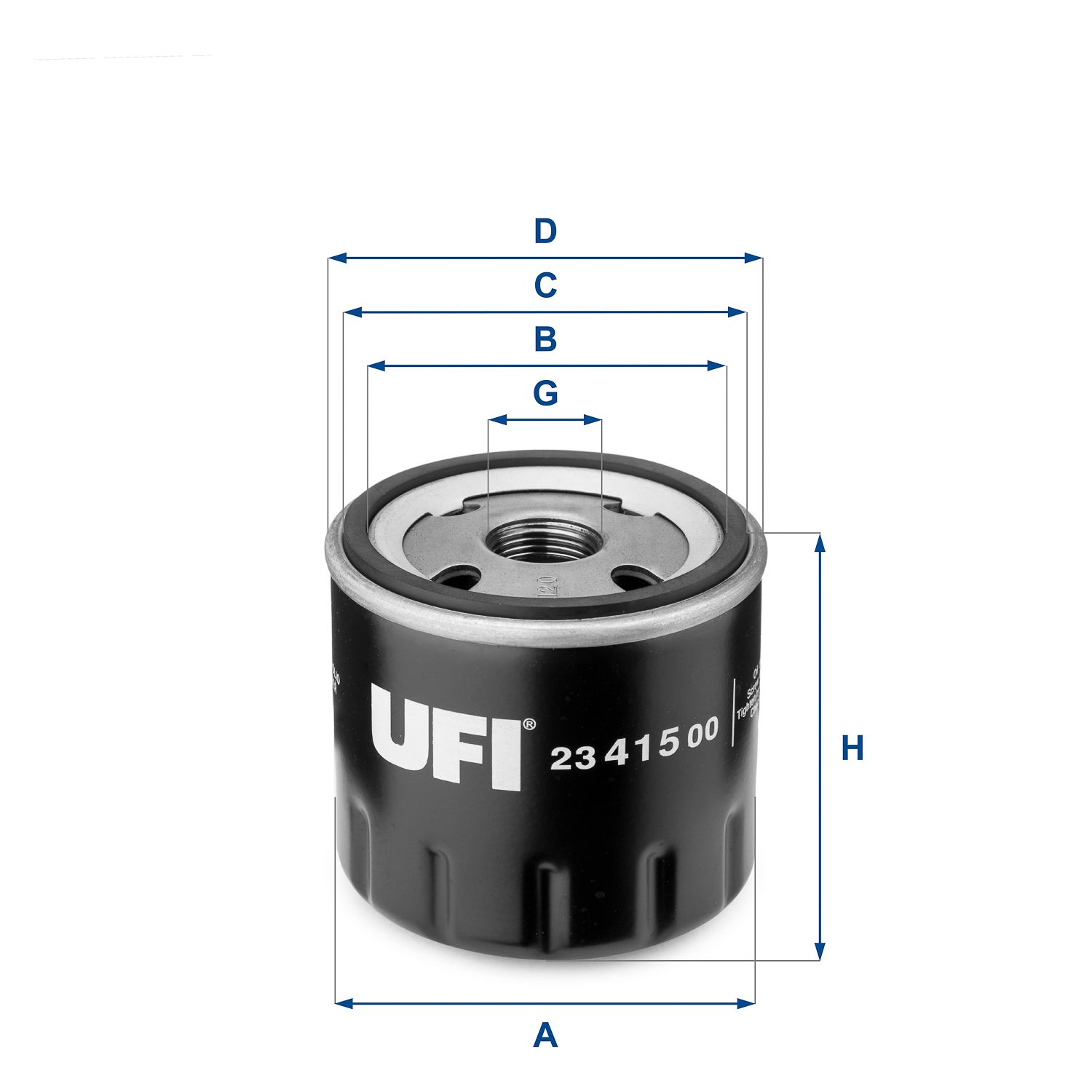 Obrázok Olejový filter UFI  2341500