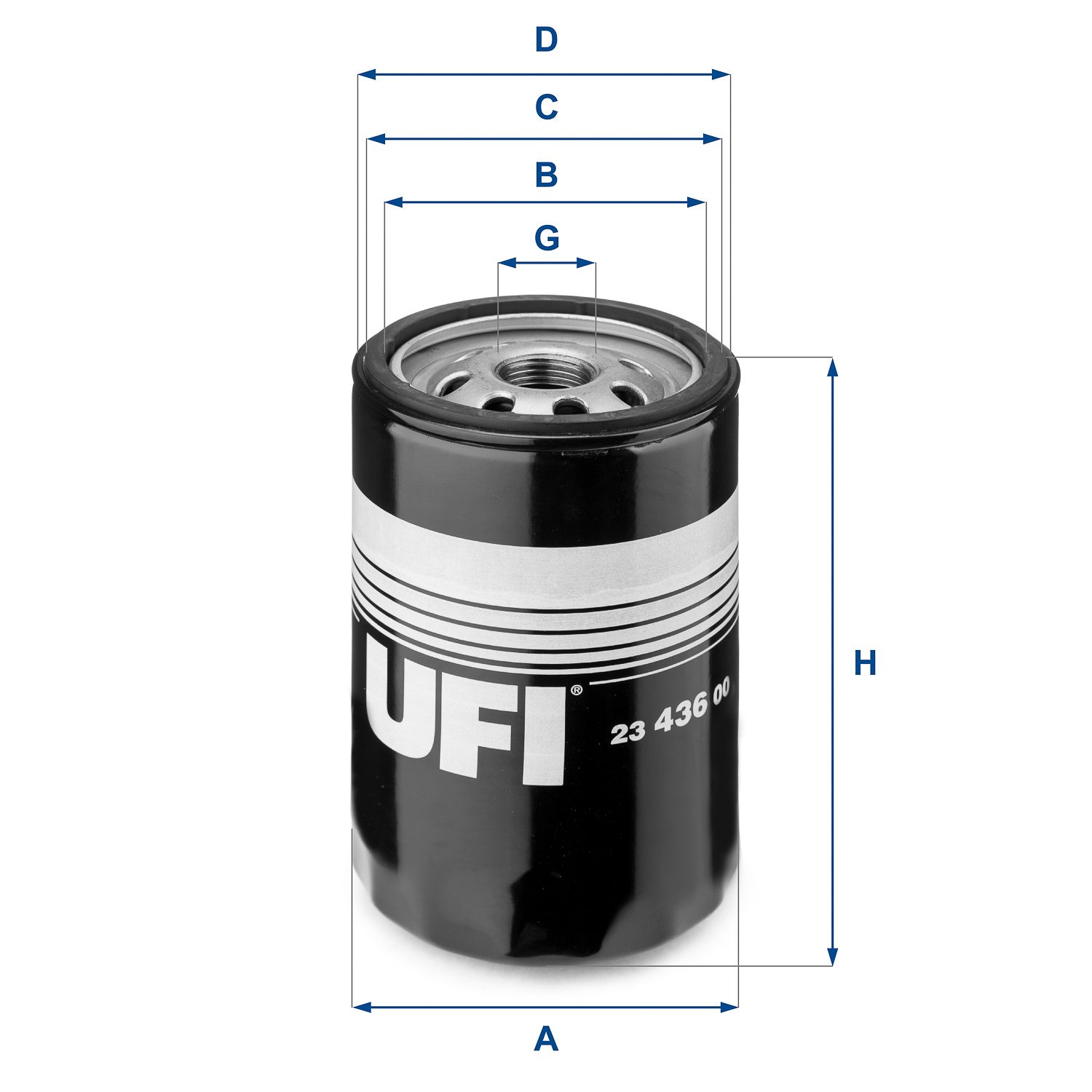 Obrázok Olejový filter UFI  2343600