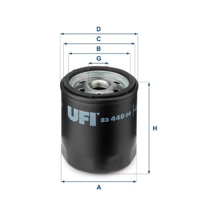 Obrázok Olejový filter UFI  2344900