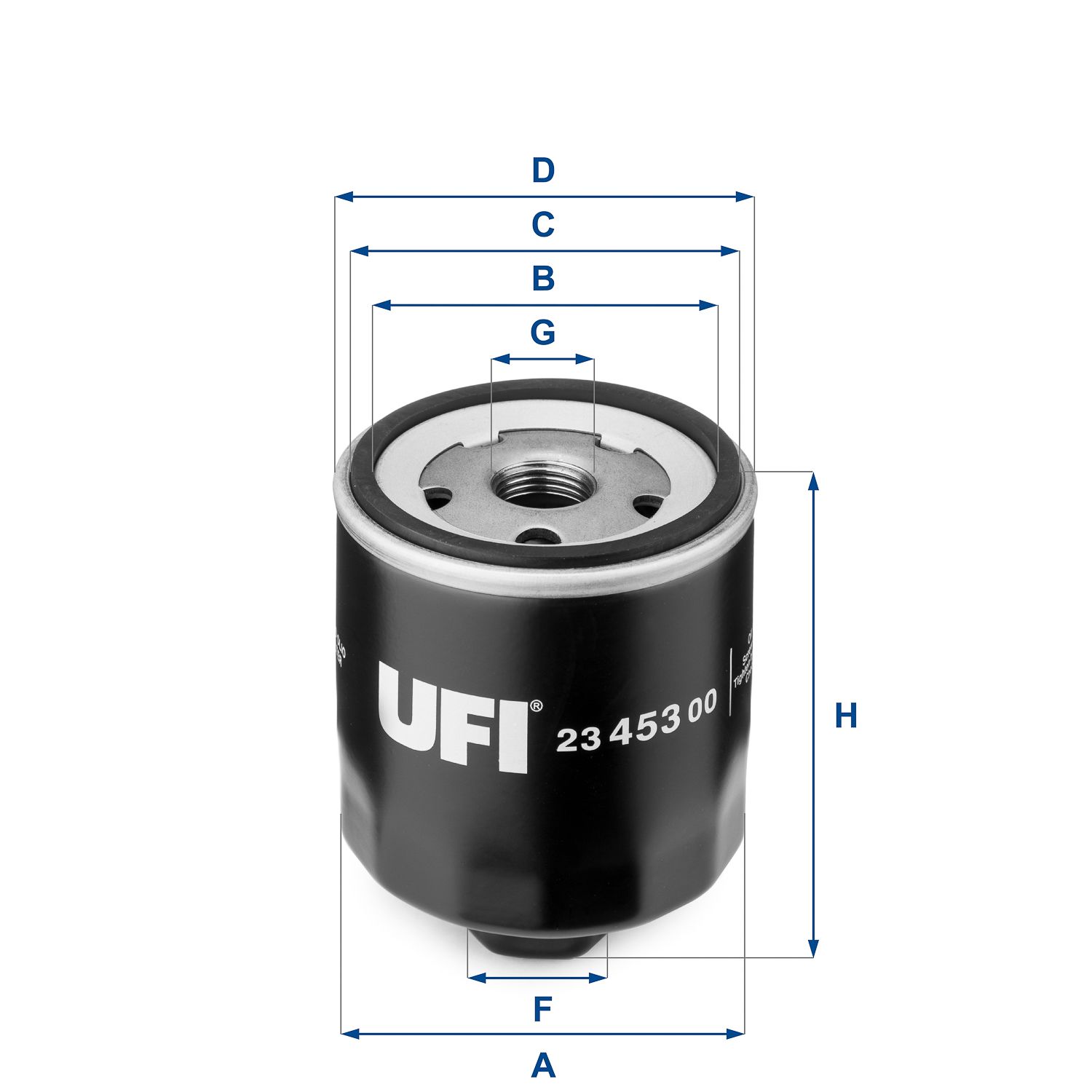 Obrázok Olejový filter UFI  2345300