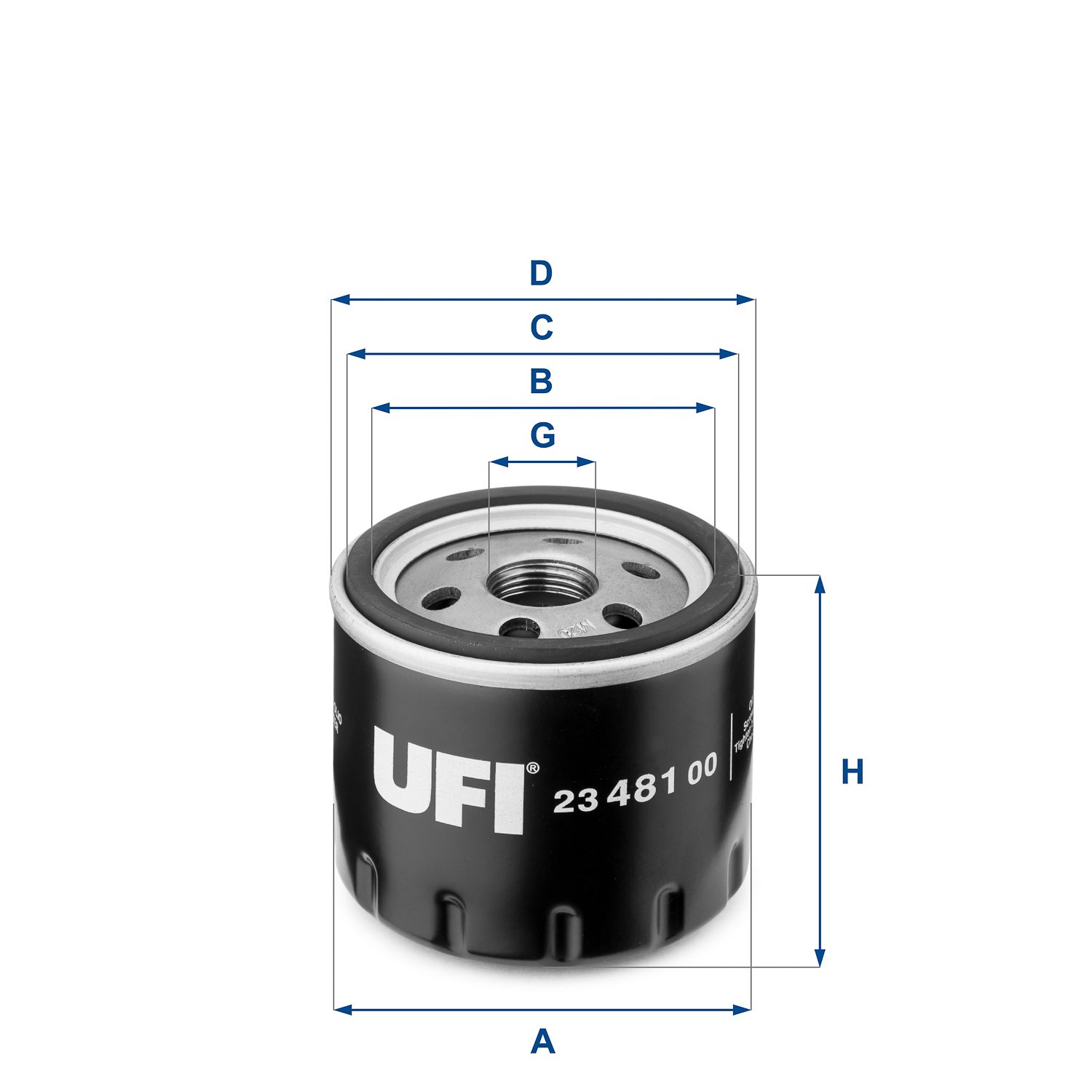 Obrázok Olejový filter UFI  2348100