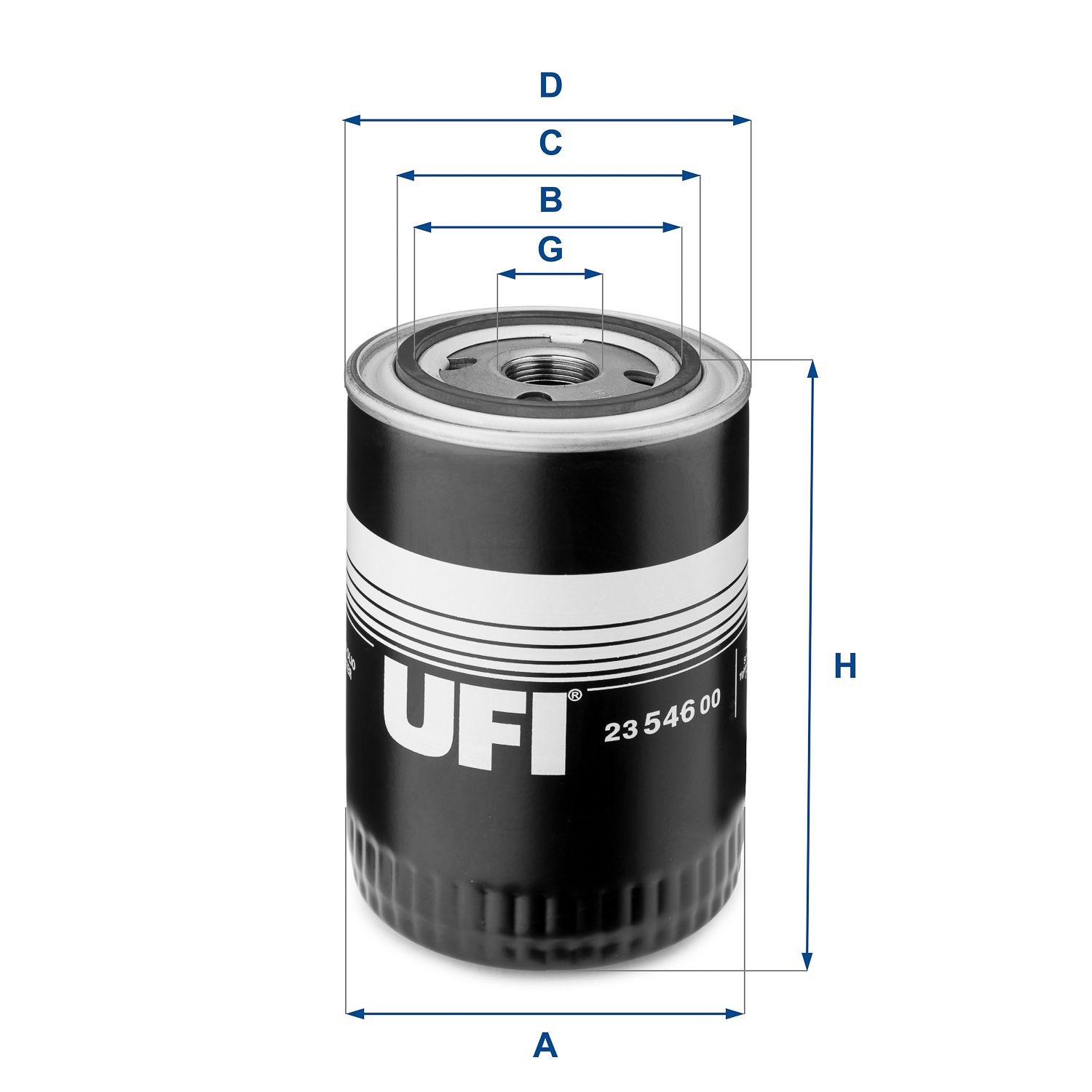 Obrázok Olejový filter UFI  2354600
