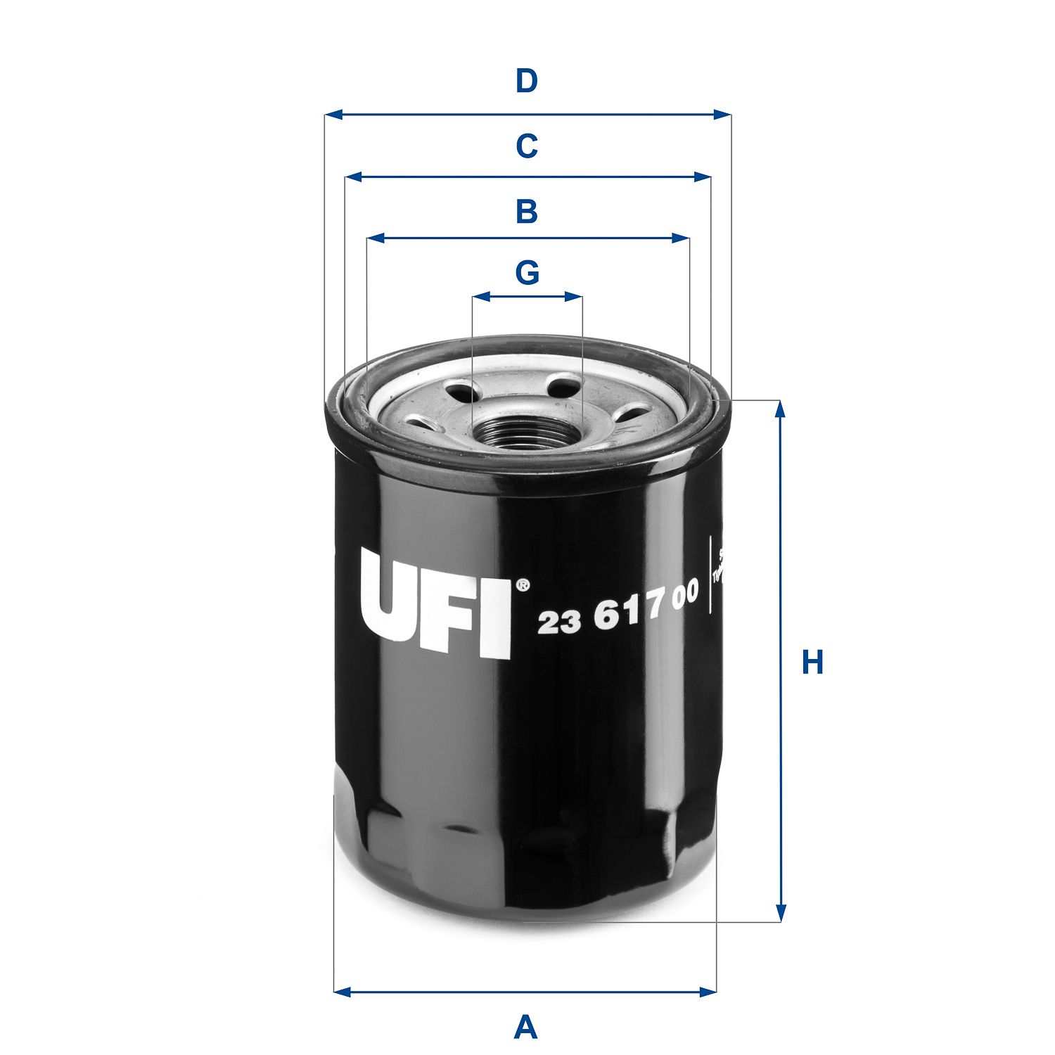 Obrázok Olejový filter UFI  2361700