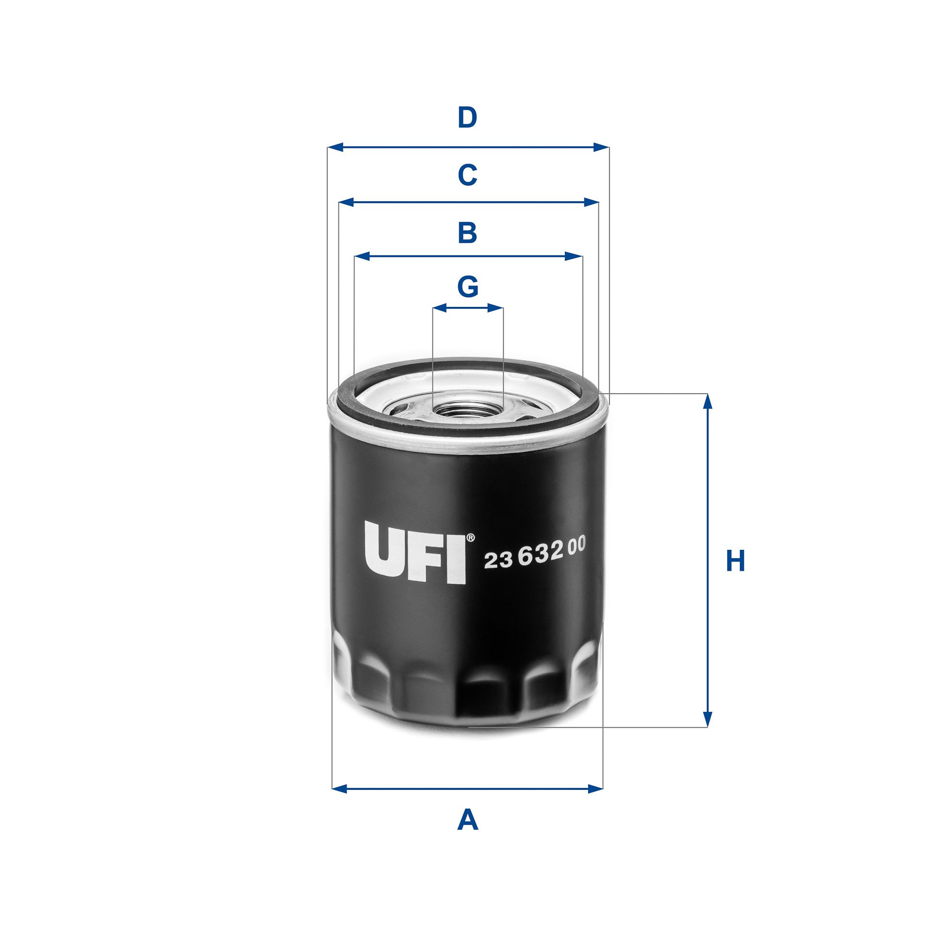 Obrázok Olejový filter UFI  2363200