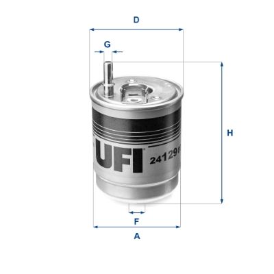 Obrázok Palivový filter UFI  2412900