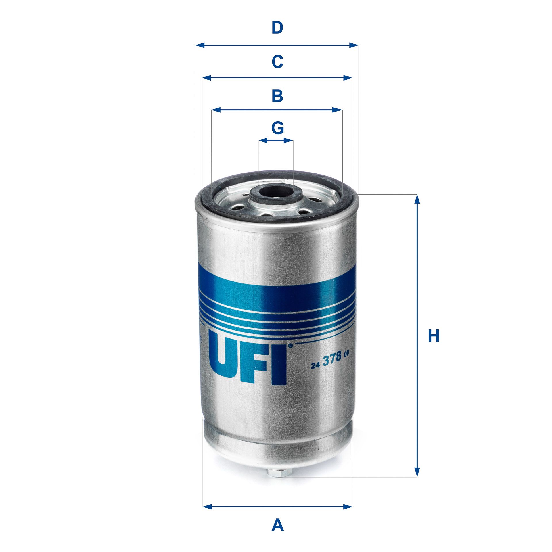 Obrázok Palivový filter UFI  2437800
