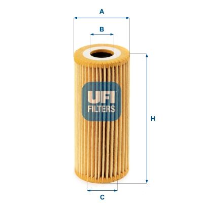 Obrázok Olejový filter UFI  2506700