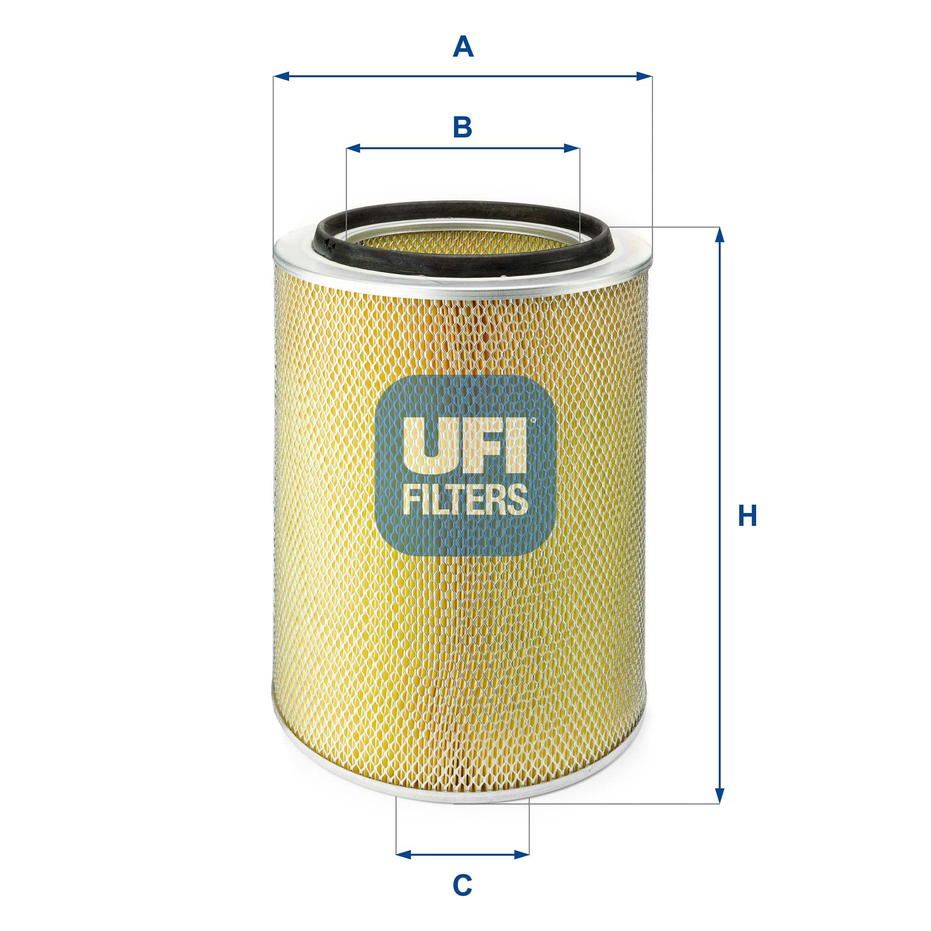 Obrázok Vzduchový filter UFI  2709200