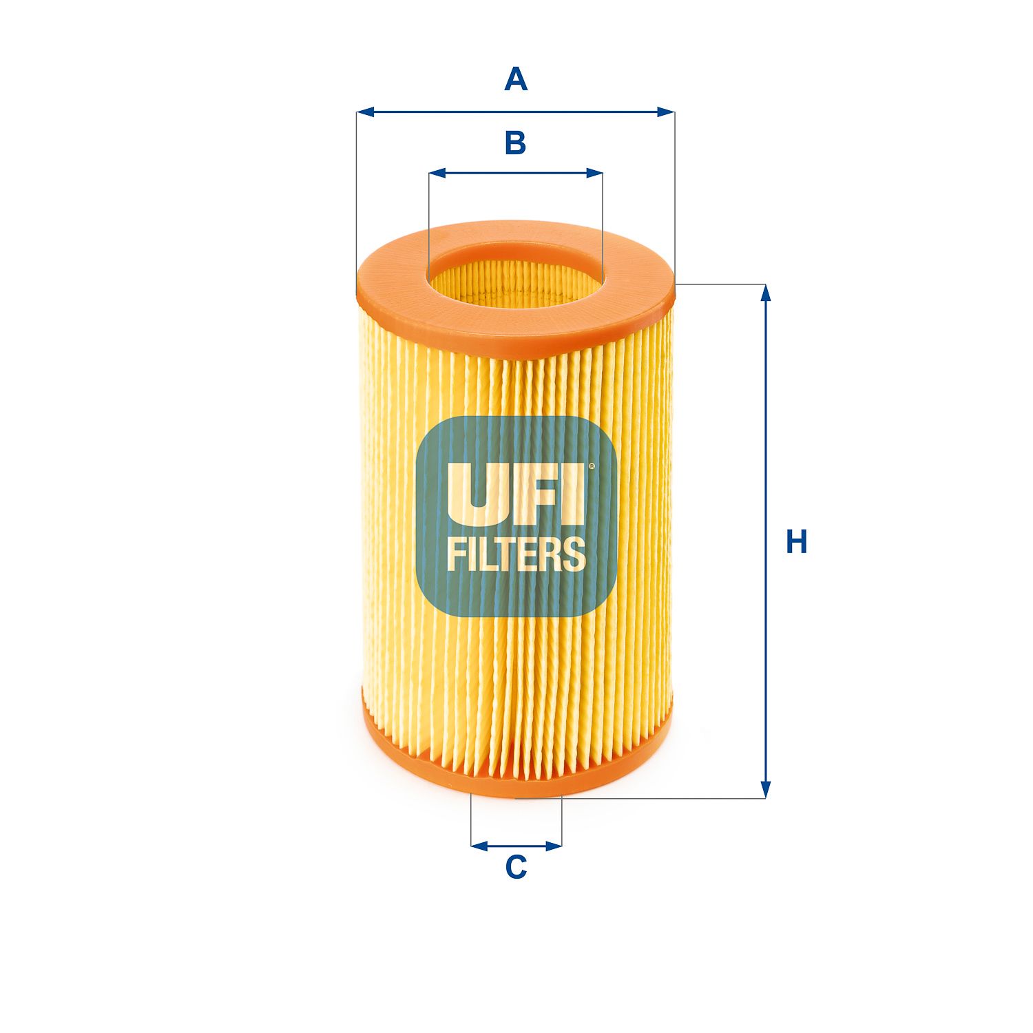 Obrázok Vzduchový filter UFI  2738600