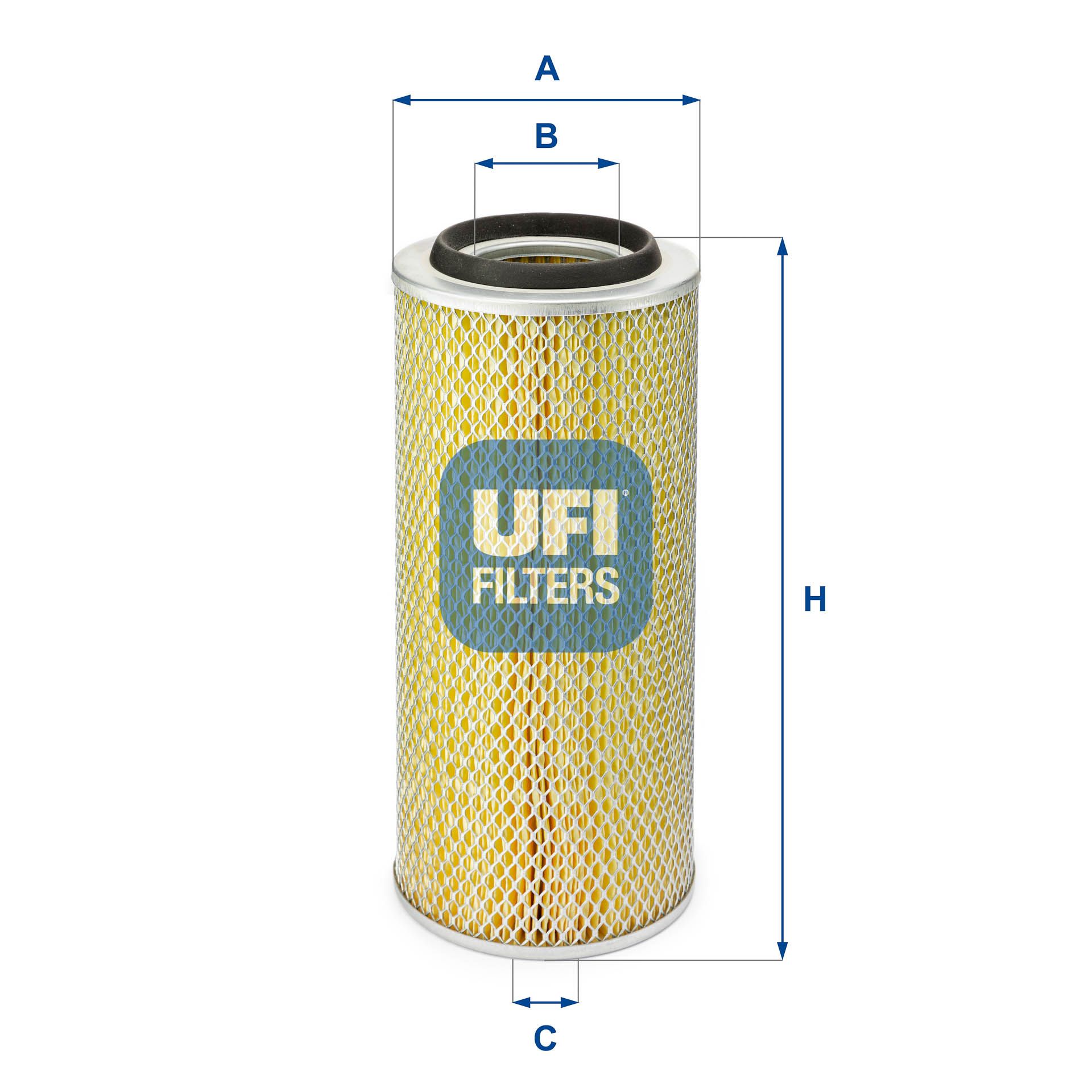 Obrázok Vzduchový filter UFI  2782800