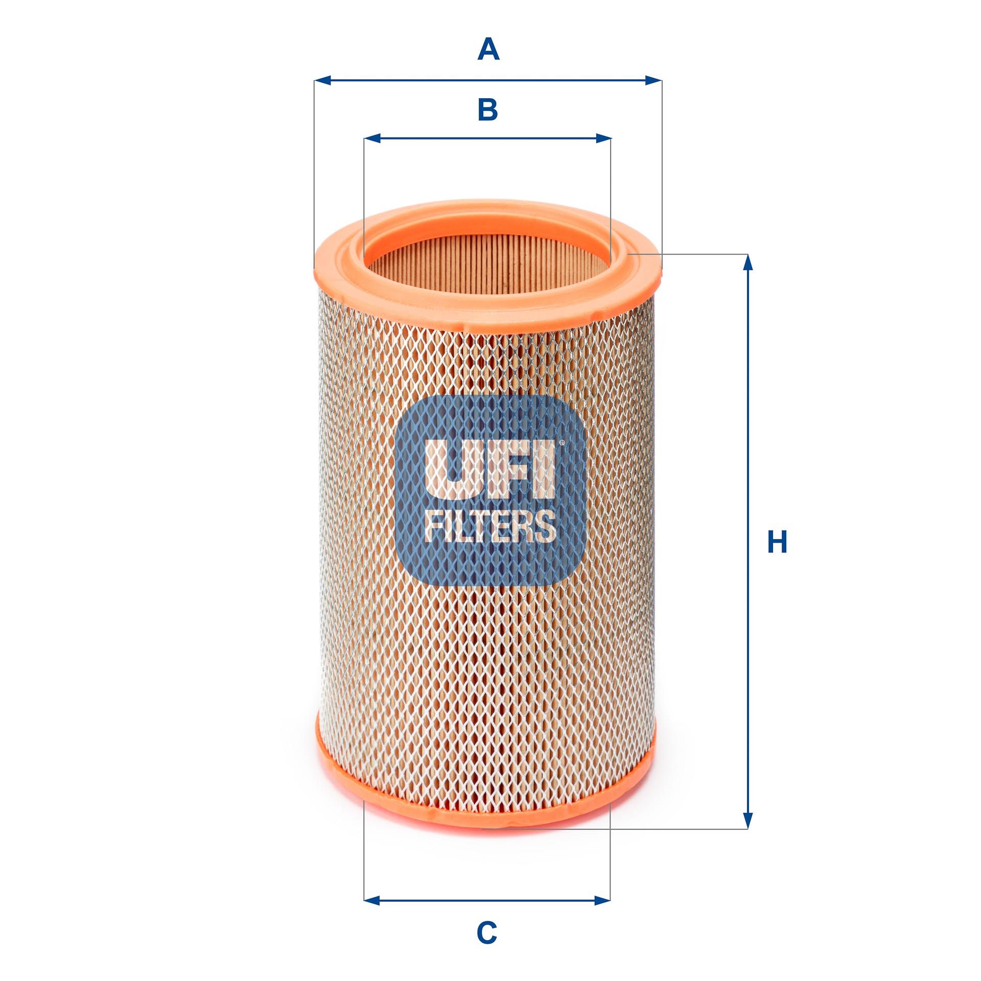 Obrázok Vzduchový filter UFI  2758800
