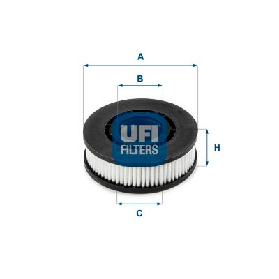 Obrázok Filter odvzdużnenia kľukovej skrine UFI  2768900