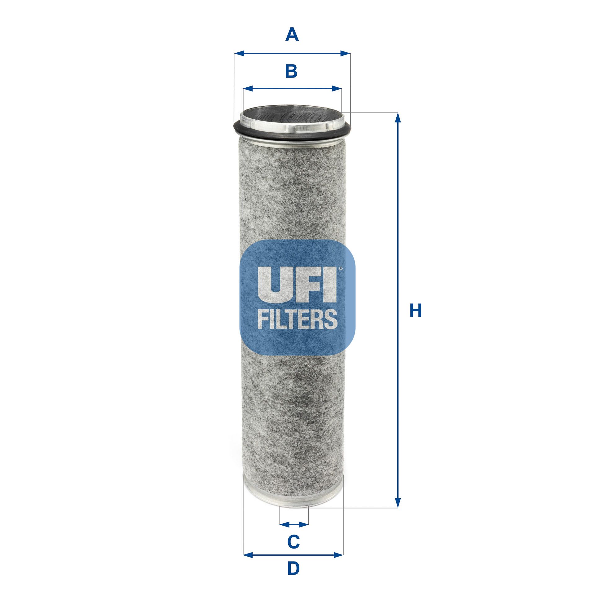 Obrázok Vzduchový filter UFI  2797900