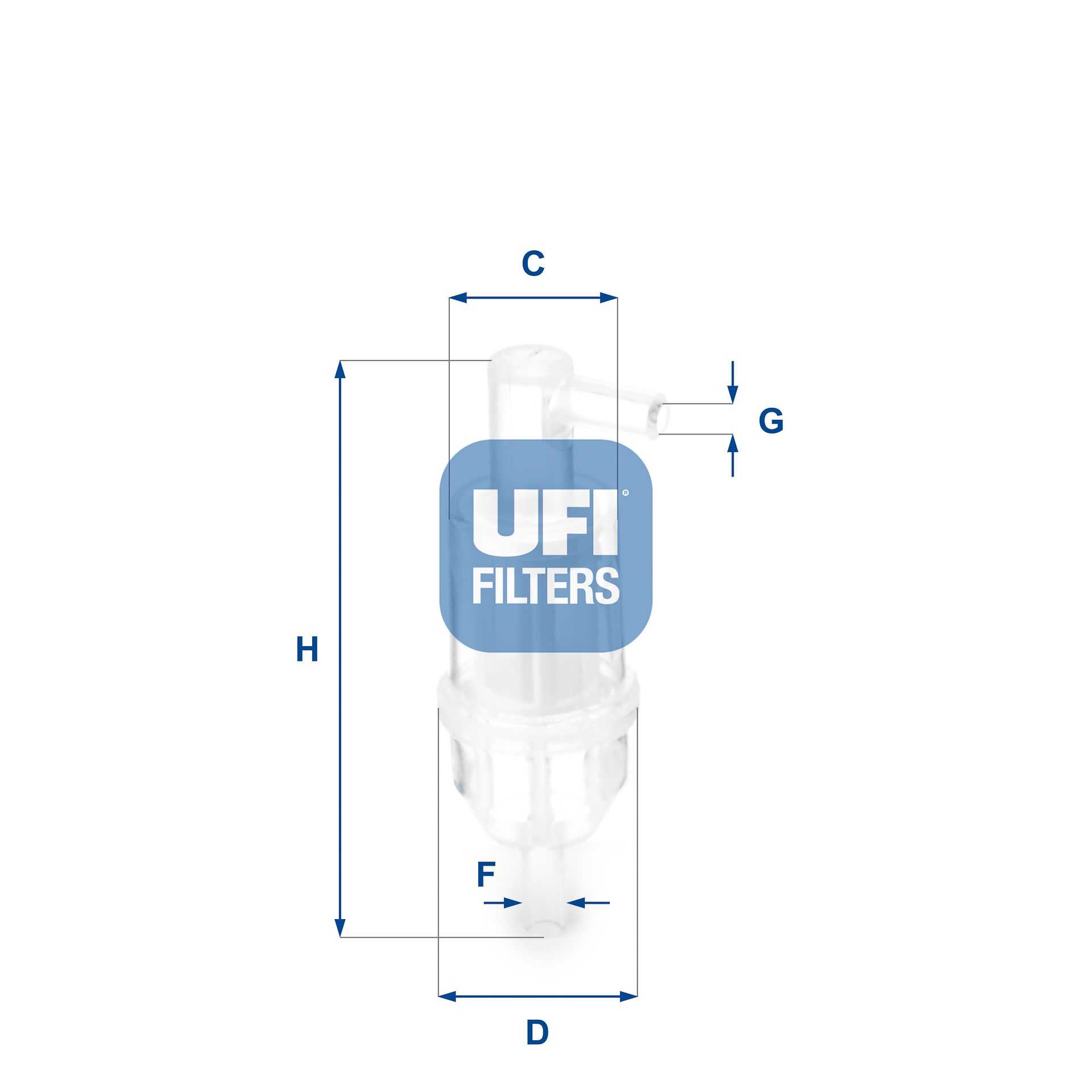 Obrázok Palivový filter UFI  3101300