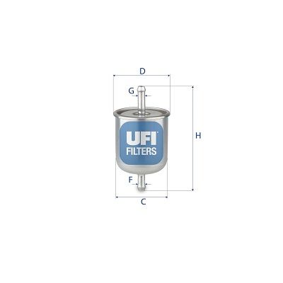Obrázok Palivový filter UFI  3152900