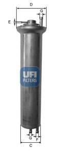 Obrázok Palivový filter UFI  3192400