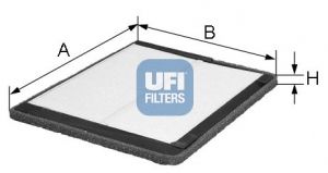 Obrázok Filter vnútorného priestoru UFI  5302000