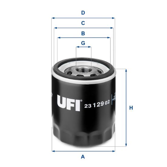 Obrázok Olejový filter UFI  2312902