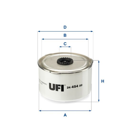 Obrázok Palivový filter UFI  2445400