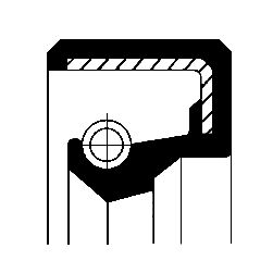 Obrázok Tesniaci krúżok hriadeľa manuálnej prevodovky CORTECO  12000135B