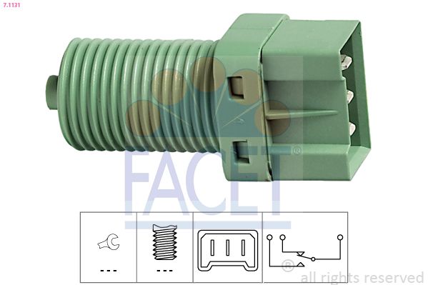 Obrázok Spínač brzdových svetiel FACET Made in Italy - OE Equivalent 71131