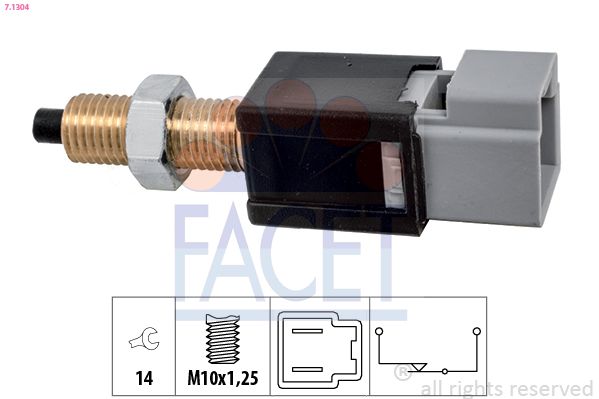 Obrázok Spínač brzdových svetiel FACET Made in Italy - OE Equivalent 71304
