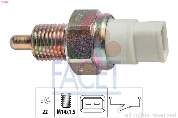 Obrázok Spínač cúvacích svetiel FACET Made in Italy - OE Equivalent 76042
