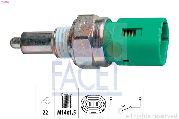 Obrázok Spínač cúvacích svetiel FACET Made in Italy - OE Equivalent 76096