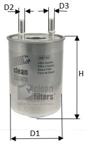 Obrázok Palivový filter CLEAN FILTERS  DN2704