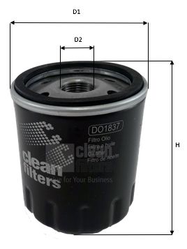 Obrázok Olejový filter CLEAN FILTERS  DO1837