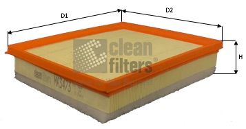 Obrázok Vzduchový filter CLEAN FILTERS  MA3473