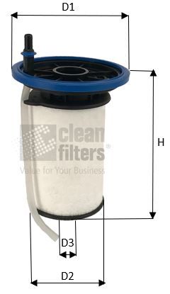Obrázok Palivový filter CLEAN FILTERS  MG3612