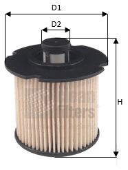 Obrázok Palivový filter CLEAN FILTERS  MG3629