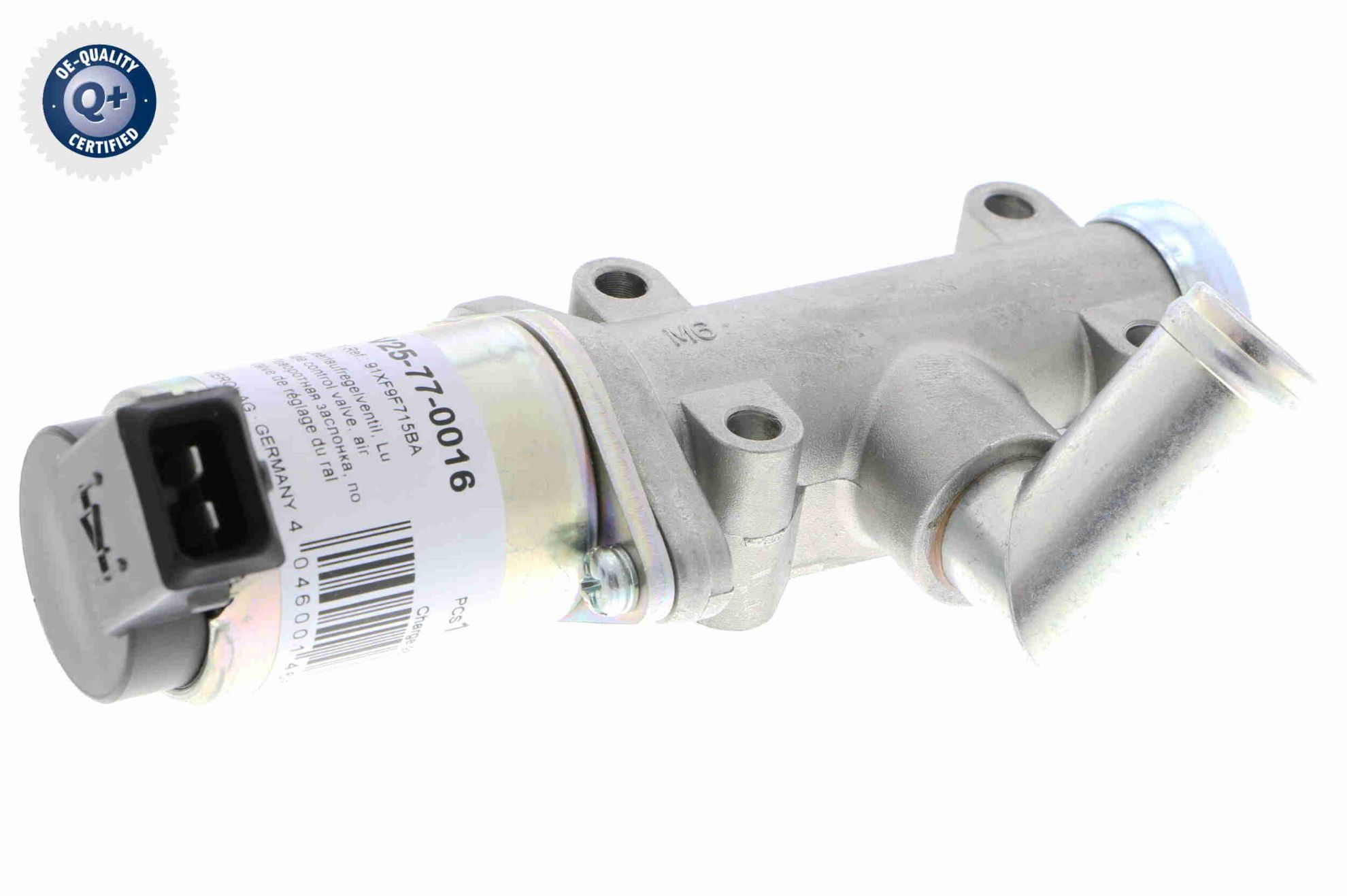 Obrázok Regulačný ventil voľnobehu (Riadenie prívodu vzduchu) VEMO Q+, original equipment manufacturer quality V25770016