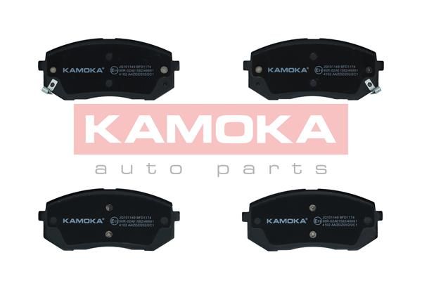 Obrázok Sada brzdových platničiek kotúčovej brzdy KAMOKA  JQ101149